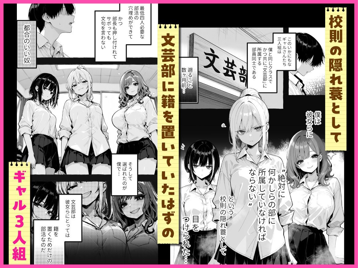 陰キャの俺、なぜか一軍ギャル3人組の罰ゲーム係に任命される 画像1